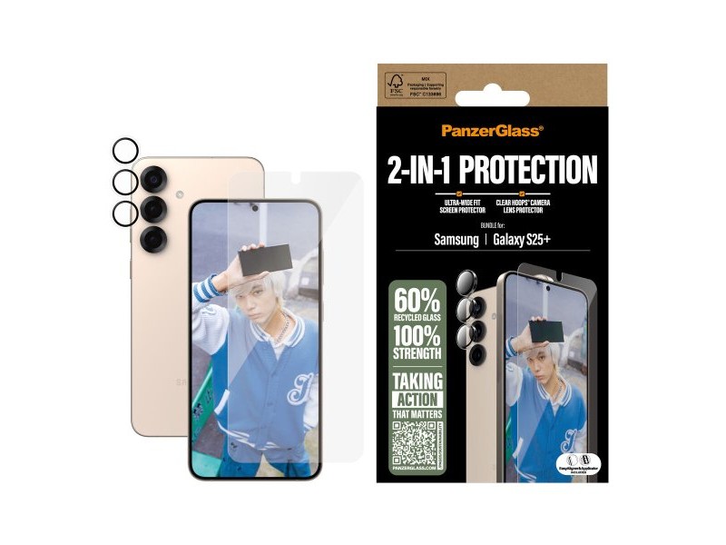 Протектор за екран на мобилен телефон PanzerGlass Galaxy S25 Plus