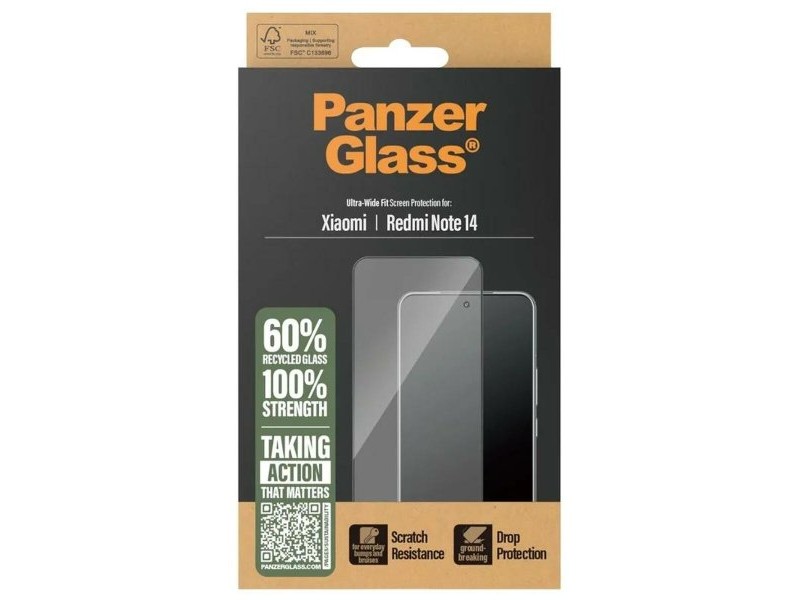 Калъф за мобилен телефон PanzerGlass Redmi Note 14 Прозрачен Xiaomi