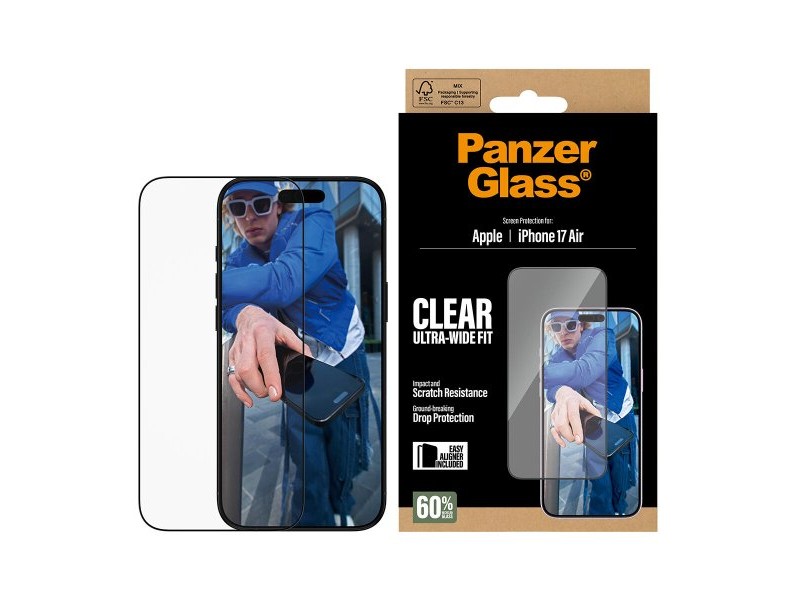 Калъф за мобилен телефон PanzerGlass iPhone 17 Air Прозрачен Apple