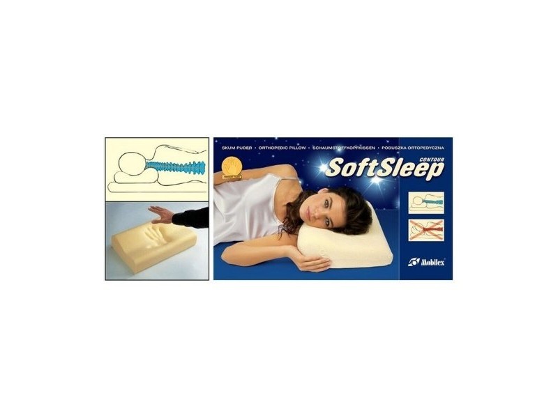 Ергономична Възглавница за Колена и Крака Mobilex SoftSleep 50 x 10 x 30 cm