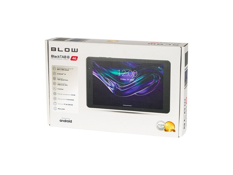Таблет Blow BlackTAB8 Unisoc T310 3 GB RAM 32 GB Черен