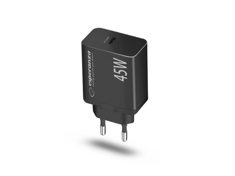 Зарядно за стена Esperanza EZC108K Черен