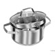 Тенджера Smile MGK-11M Стомана Ø 18 cm Ø 24 cm Ø 20 cm Ø 16 cm (5 броя) Тенджера Smile MGK-11M Стомана Ø 18 cm Ø 24 cm Ø 20 cm Ø 16 cm (5 броя)