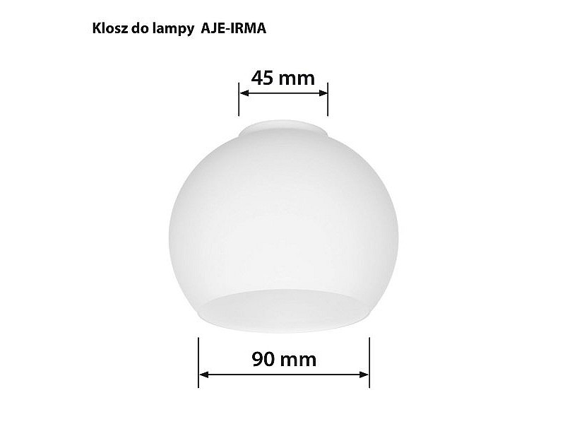 Купол на Лампа Activejet Irma Бял Cтъкло 13 x 10 x 9,5 cm Купол на Лампа Activejet Irma Бял Cтъкло 13 x 10 x 9,5 cm