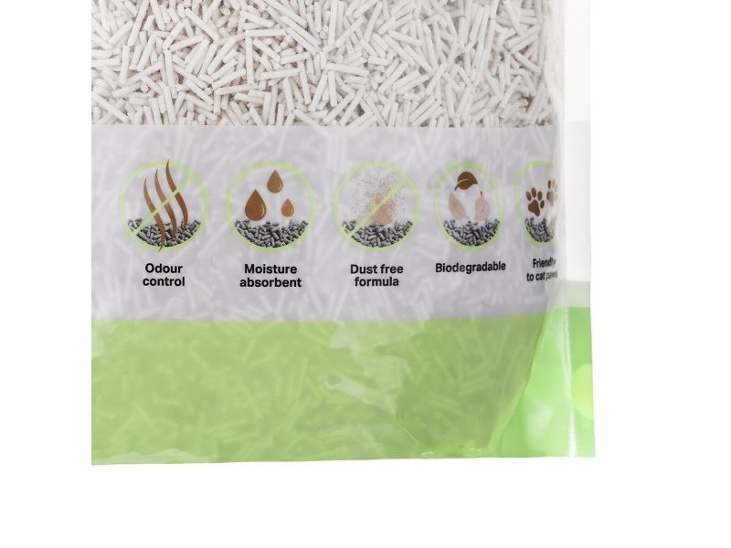 Пясък за котки Diamentiq Tofu 2,5 kg