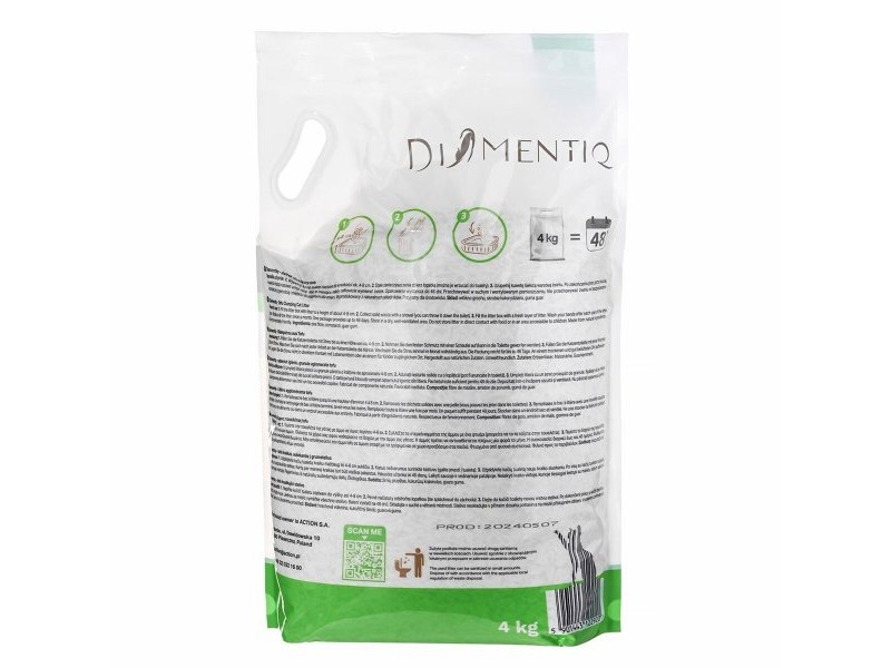 Пясък за котки Diamentiq Tofu