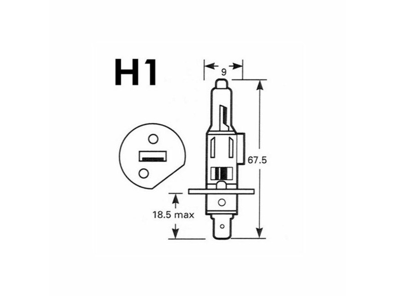 Крушка за Кола M-Tech PTZSW1-DUO H1 P14,5s