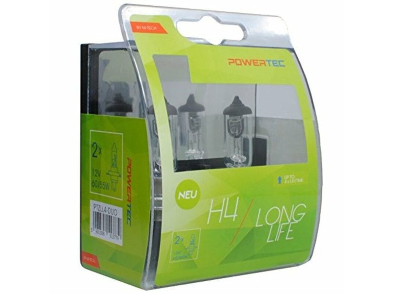 Крушка за Кола M-Tech PTZLL4-DUO 12 V Халогенна 55 W Крушка за Кола M-Tech PTZLL4-DUO 12 V Халогенна 55 W