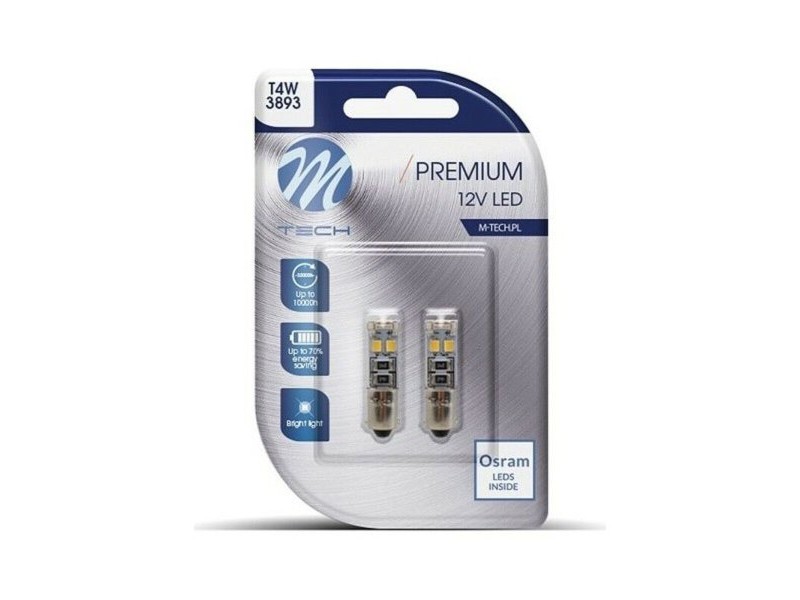 Крушка за Кола M-Tech MT-LB315W 12 V LED T4W