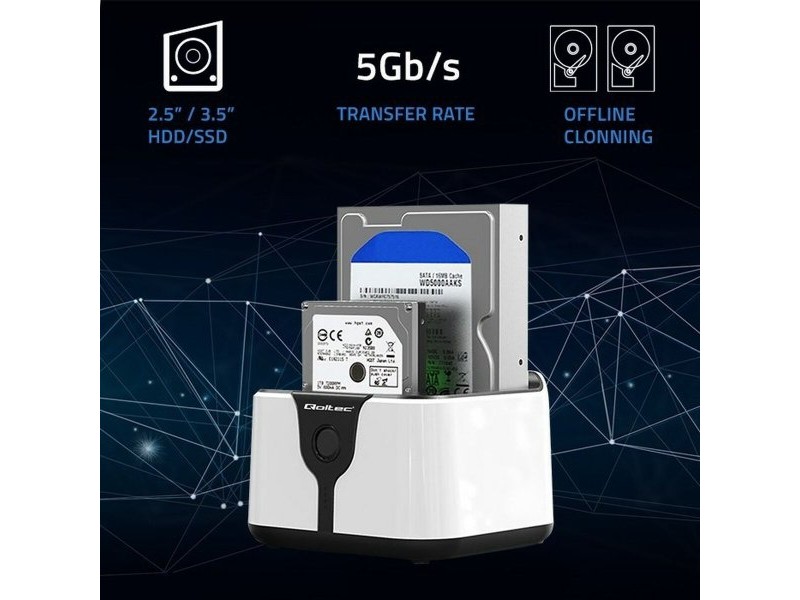 Основа за Зареждане Qoltec 50309