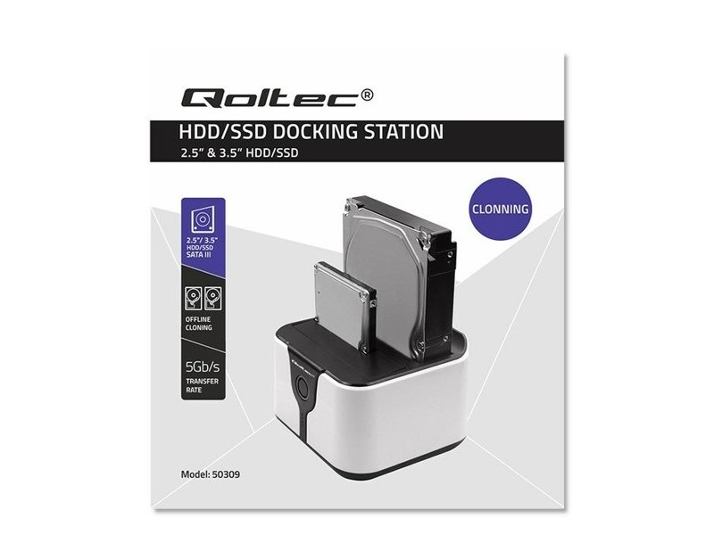 Основа за Зареждане Qoltec 50309