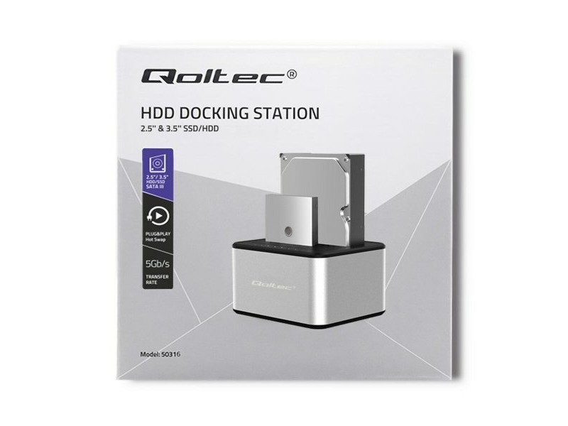 Основа за Зареждане Qoltec 50316