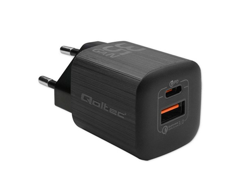 Зарядно за стена Qoltec 50764 Черен 35 W