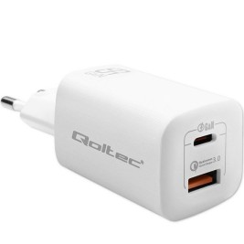 Зарядно за стена Qoltec 50765 Бял 65 W