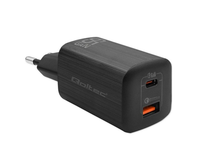 Зарядно за стена Qoltec 50766 Черен