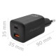 Зарядно за стена Qoltec 50766 Черен