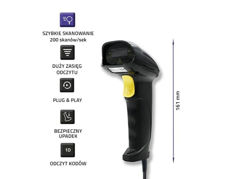 Преносим скенер Qoltec 50876