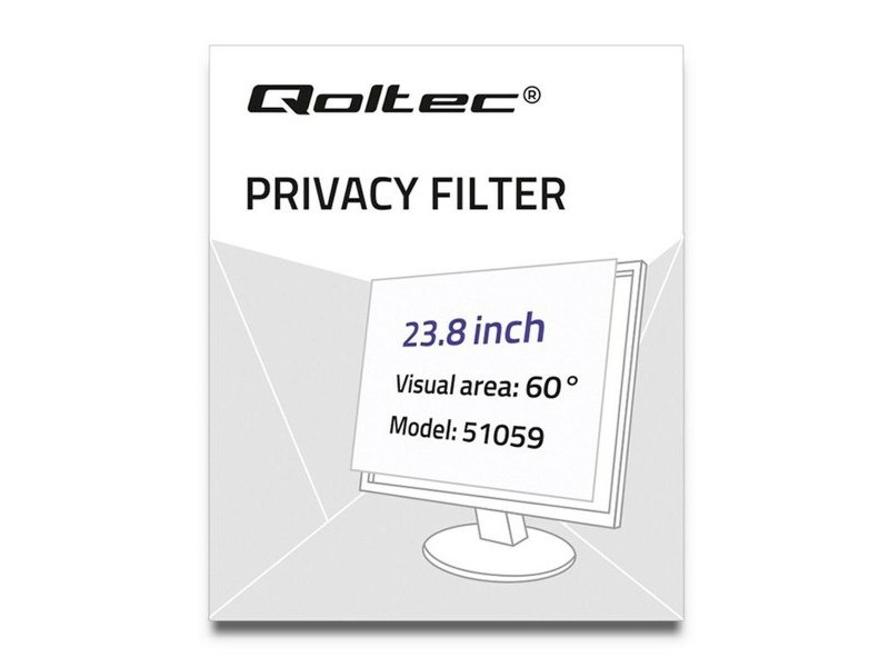 Филтър за Поверителност за Монитор Qoltec 51059