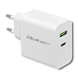 Зарядно за стена Qoltec 51718 Бял 45 W (1 броя)