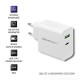 Зарядно за стена Qoltec 51718 Бял 45 W (1 броя)