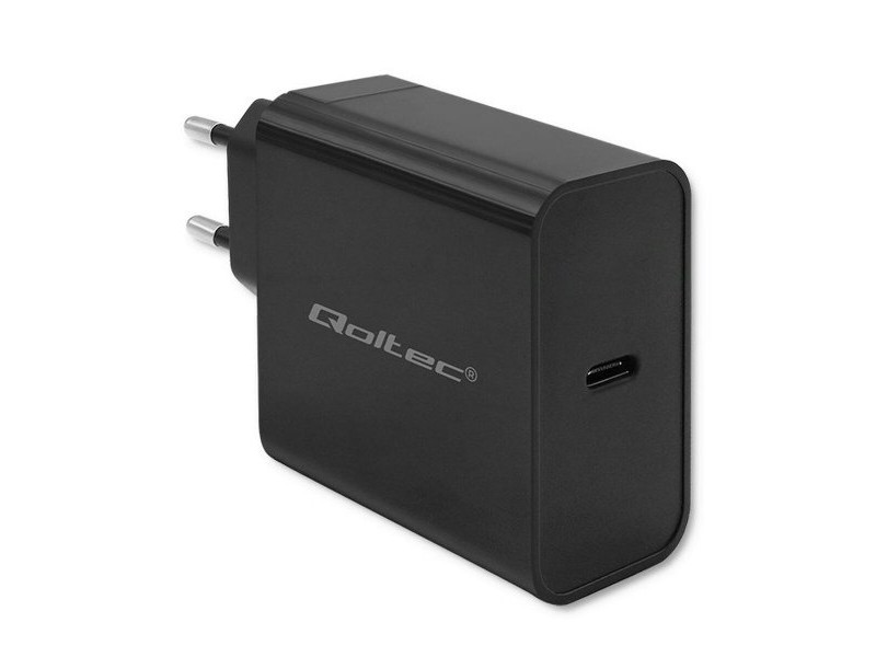 Зарядно за стена Qoltec 52379 Черен 65 W (1 броя)