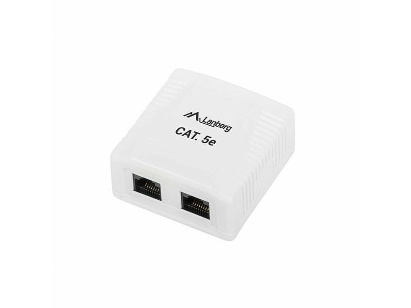 Конектор RJ45 категория 5 UTP Lanberg OU5-0002-W