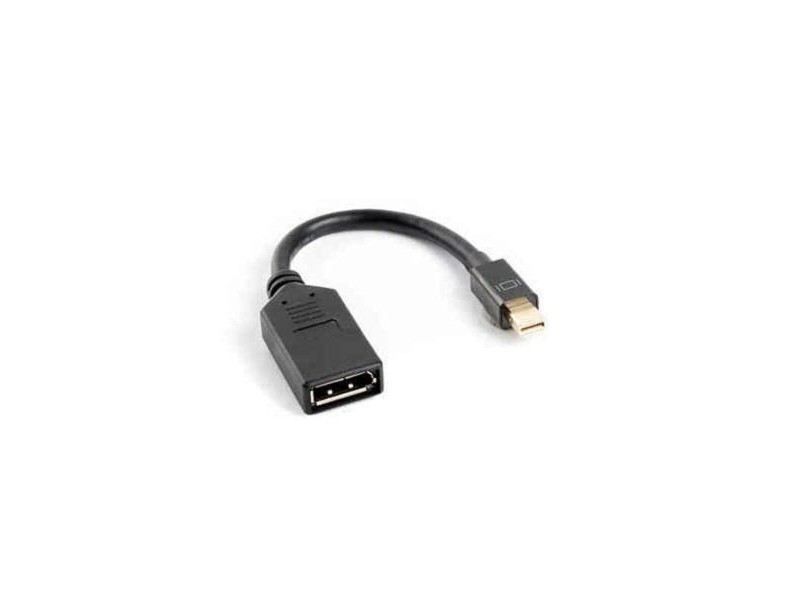 Кабел DisplayPort Mini към DisplayPort Lanberg AD-0003-BK Черен 10 cm Кабел DisplayPort Mini към DisplayPort Lanberg AD-0003-BK Черен 10 cm