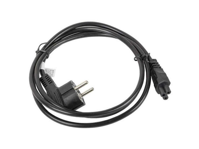 Захранващ кабел Lanberg SCHUKO CEE 7/7 A IEC320 C5 Черен