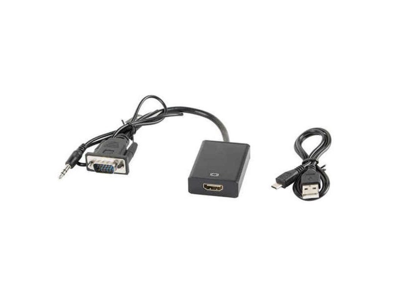 Адаптер HDMI към VGA Lanberg AD-0021-BK