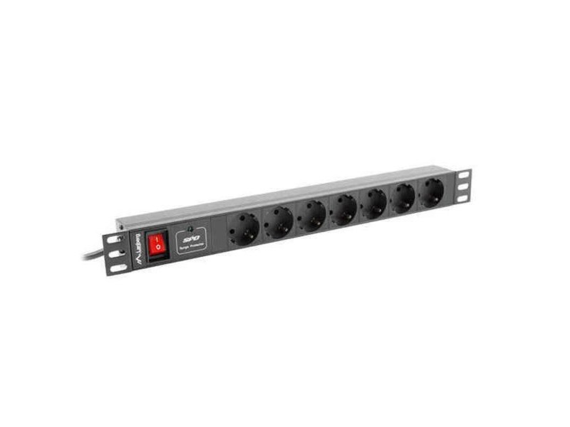 Олово Lanberg PDU-07F-0200-BK (2 m)