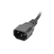 Контакт - 7 изхода с копче Lanberg PDU-07F-0200-IEC-BK 2500 W 220-250 V 10 A
