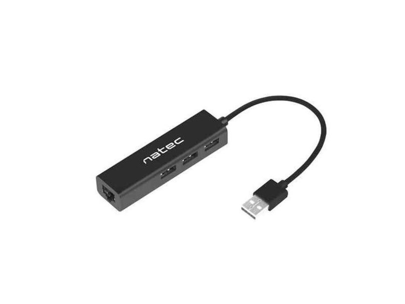 USB извод Natec NHU-1413 Черен