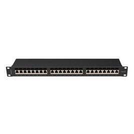 UTP категория 6 твърд мрежови кабел Lanberg PPSA-1024-B Черен