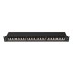 UTP категория 6 твърд мрежови кабел Lanberg PPSA-1024-B Черен