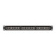 UTP категория 6 твърд мрежови кабел Lanberg PPSA-1024-B Черен