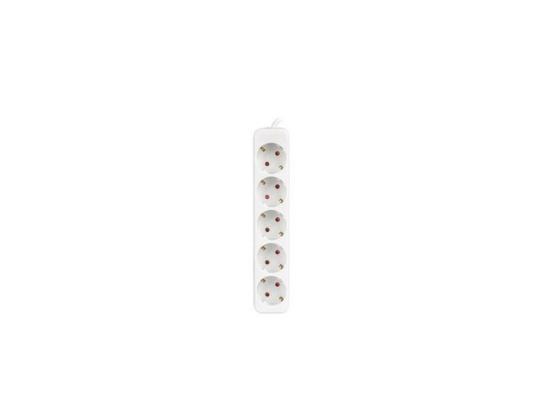 Разклонител - 5 изхода Schuko Lanberg 2500 W 3 m Бял