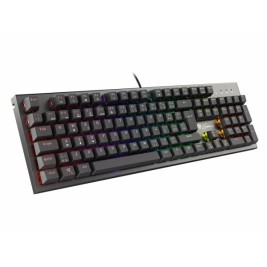 Клавиатура за игри Genesis NKG-1818 Черен Испанска Qwerty Qwerty португалски език