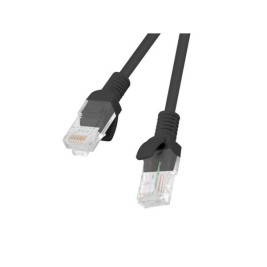 UTP категория 6 твърд мрежови кабел Lanberg PCU6-20CC-0300-BK Черен 3 m