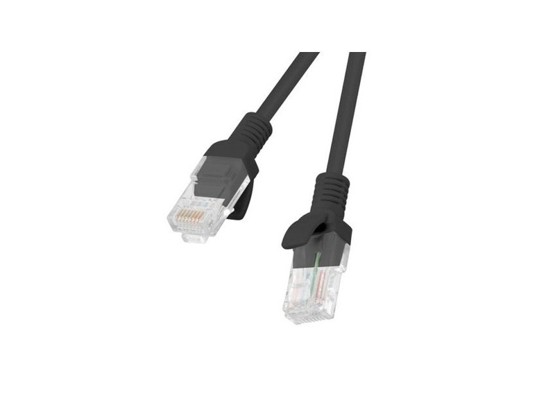UTP категория 6 твърд мрежови кабел Lanberg PCU6-20CC-0300-BK Черен 3 m