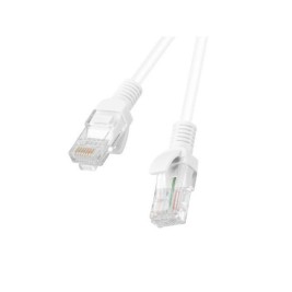 UTP категория 6 твърд мрежови кабел Lanberg PCU6-20CC-0200-W Бял 2 m
