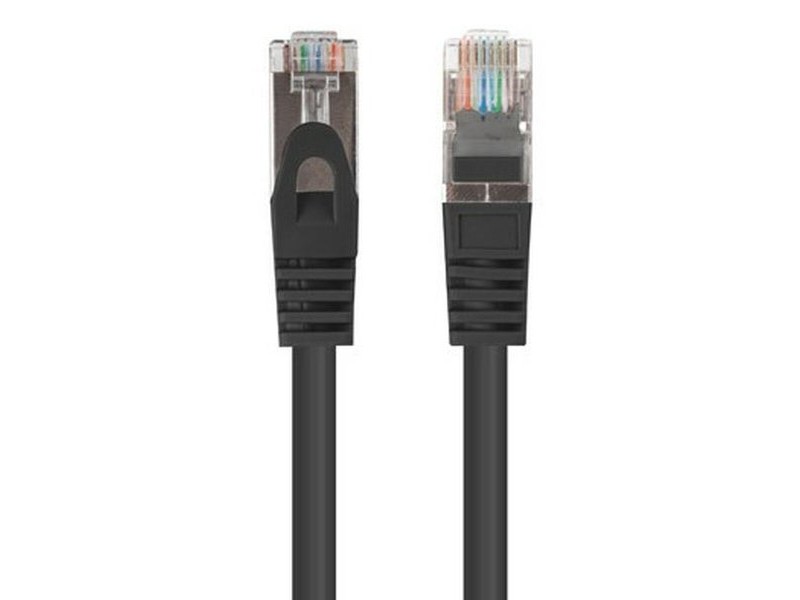 UTP категория 6 твърд мрежови кабел Lanberg PCF6-20CC-0300-BK Черен 3 m