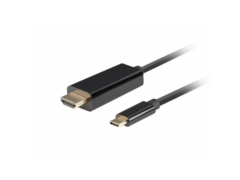 Кабел USB-C към HDMI Lanberg CA-CMHD-10CU-0018-BK 1,8 m Черен