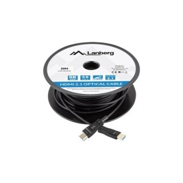 Кабел HDMI Lanberg CA-HDMI-30FB-0200-BK