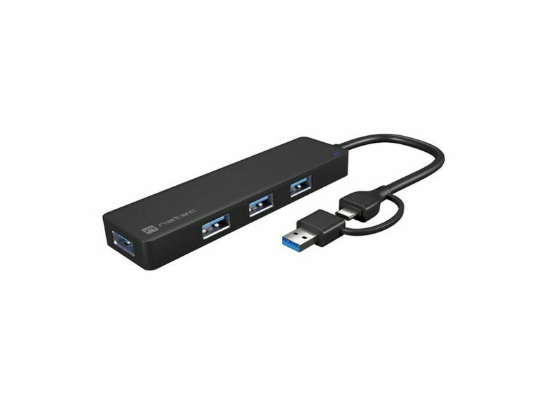USB извод Natec NHU-2023 Черен