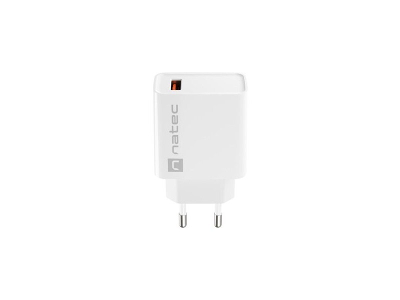 Зарядно за стена Natec NUC-2057 RIBERA Бял 18 W
