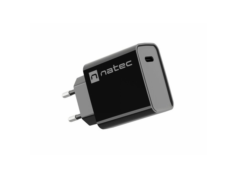 Зарядно за стена Natec NUC-2060 RIBERA Черен 20 W