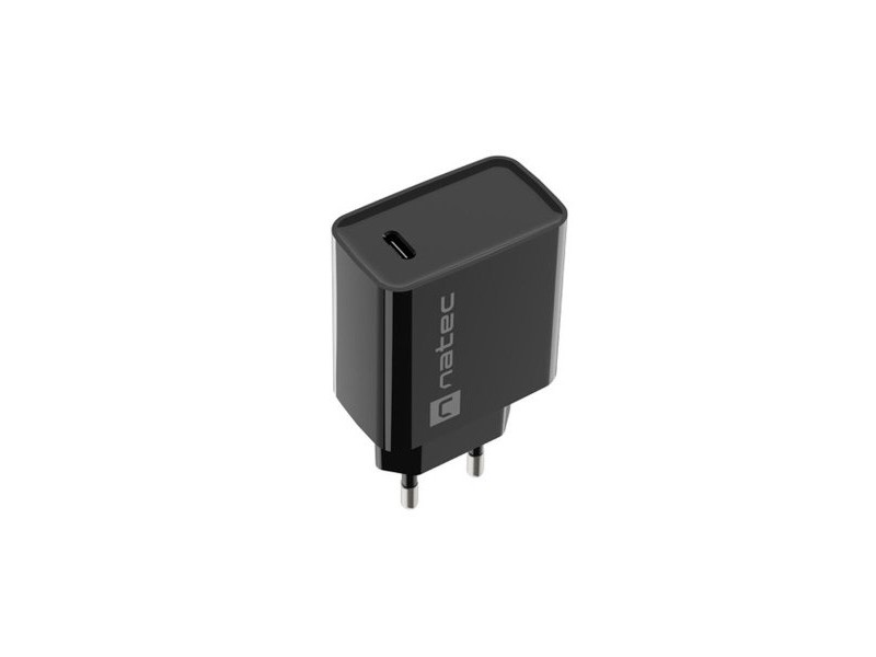 Зарядно за стена Natec NUC-2060 RIBERA Черен 20 W