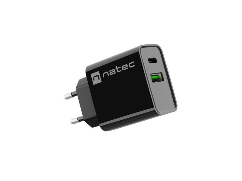 Зарядно за стена Natec RIBERA NUC-2062 Черен 20 W