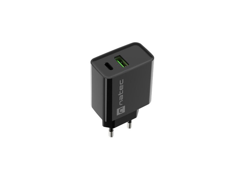 Зарядно за стена Natec RIBERA NUC-2062 Черен 20 W