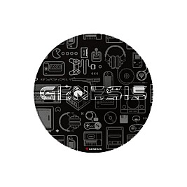 Игрална подложка Genesis Tellur 300 - Gear Ø 100 cm Многоцветен полиестер Кръгъл
